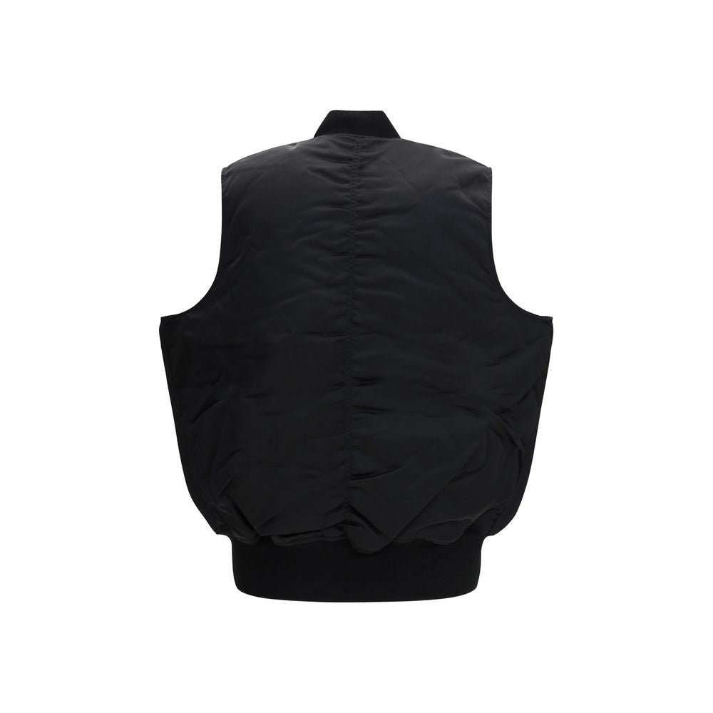 Alpha Industries MA-1 Base Vest - Black Nylon
