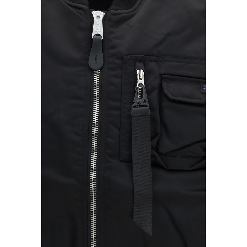 Alpha Industries MA-1 Base Vest - Black Nylon