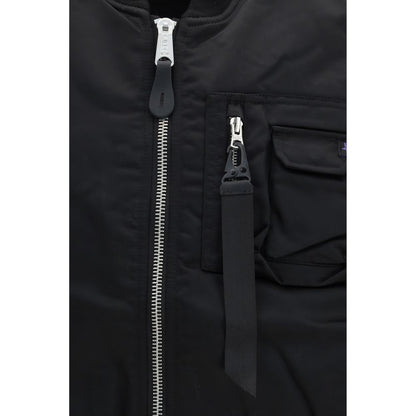 Alpha Industries MA-1 Base Vest - Black Nylon