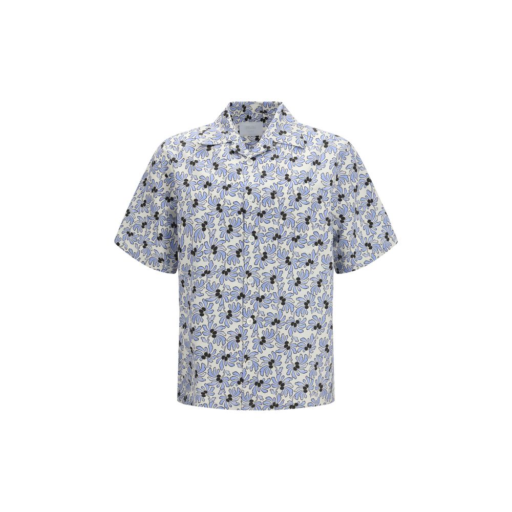 Prada Multicolor Cotton Floral Shirt