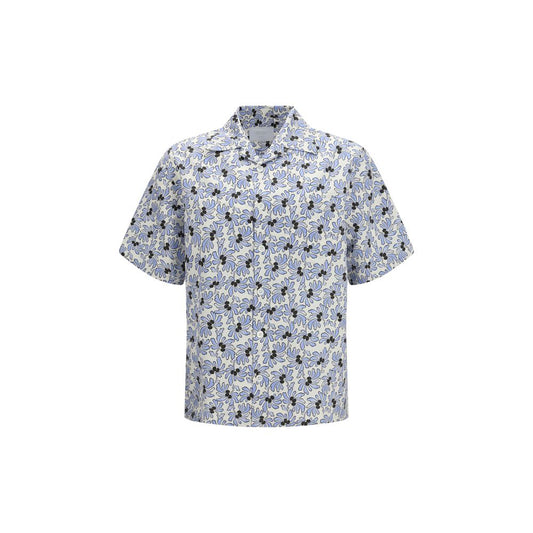 Prada Multicolor Cotton Floral Shirt