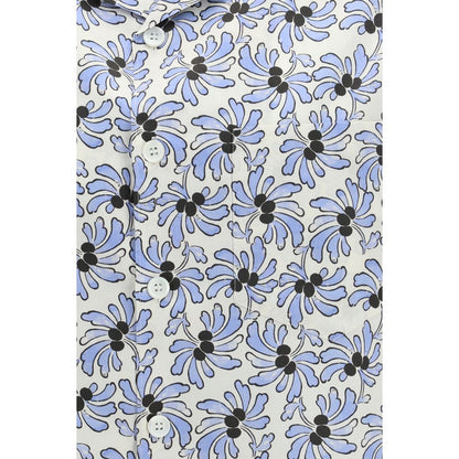 Prada Multicolor Cotton Floral Shirt