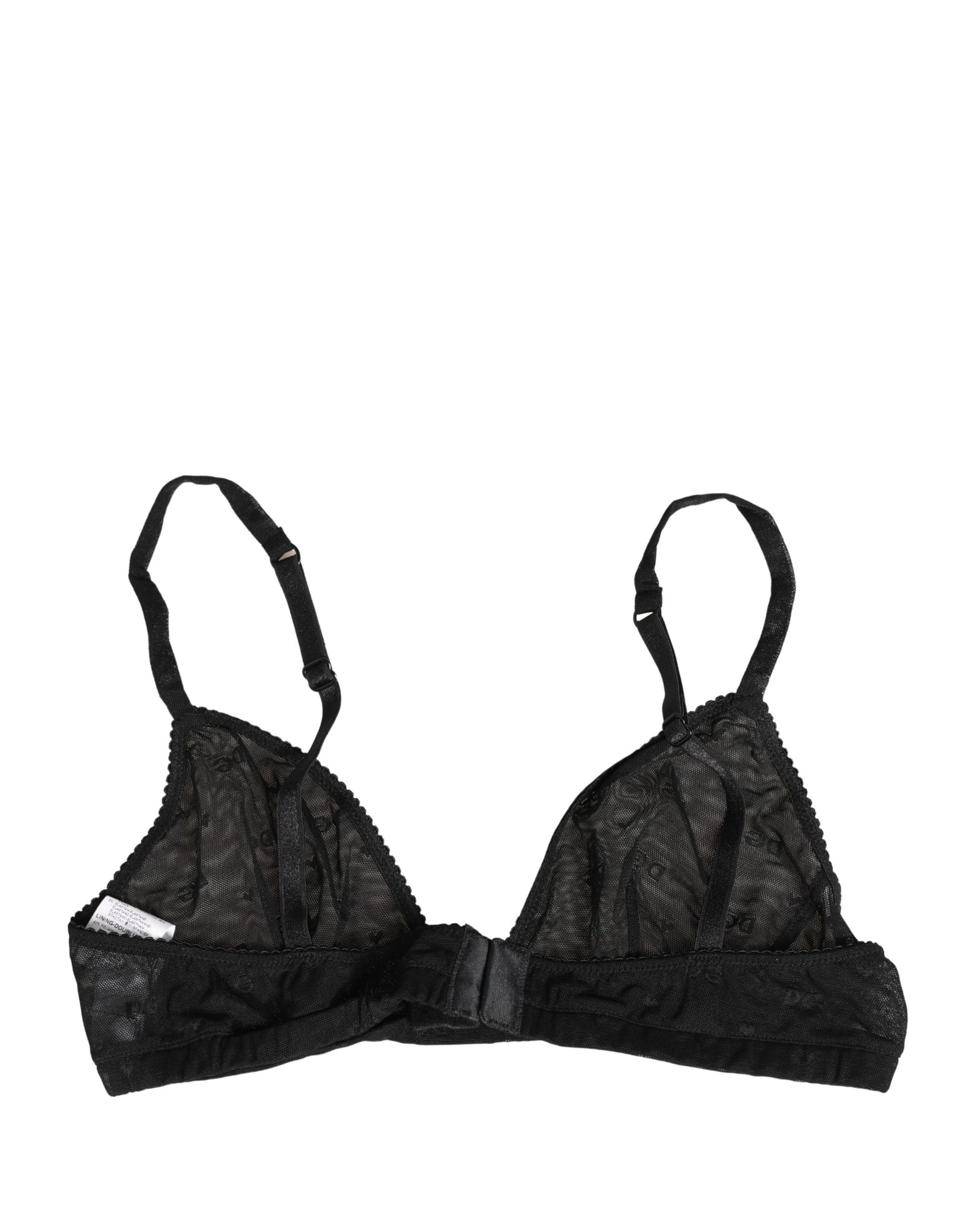 Dolce & Gabbana Black Nylon Stretch Soft Cup Brassiere