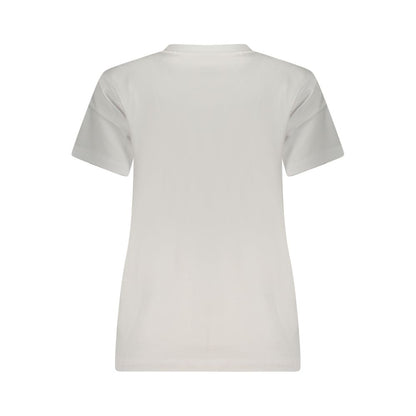 Guess Organic Cotton Crew Neck Tee in White
