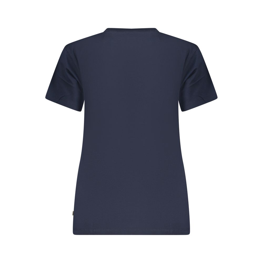 Guess Jeans Blue Cotton T-Shirt - Regular Fit