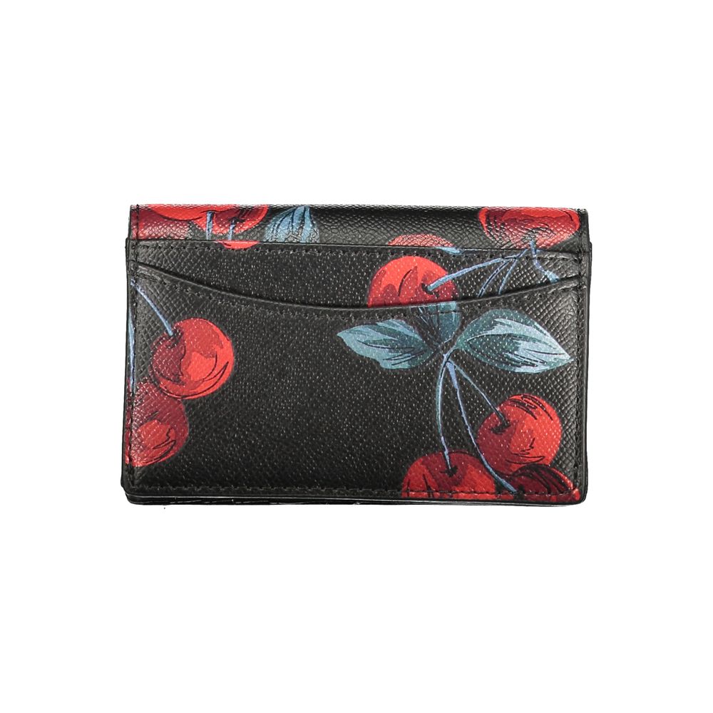 Twinset Black Polyethylene Wallet - Cherrie Wallet
