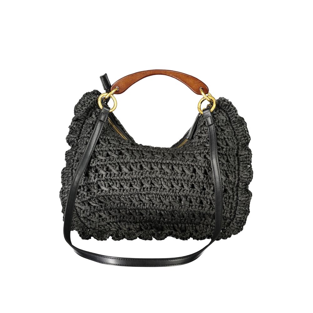 Twinset Black Polyester Handbag - Elegant Versatility