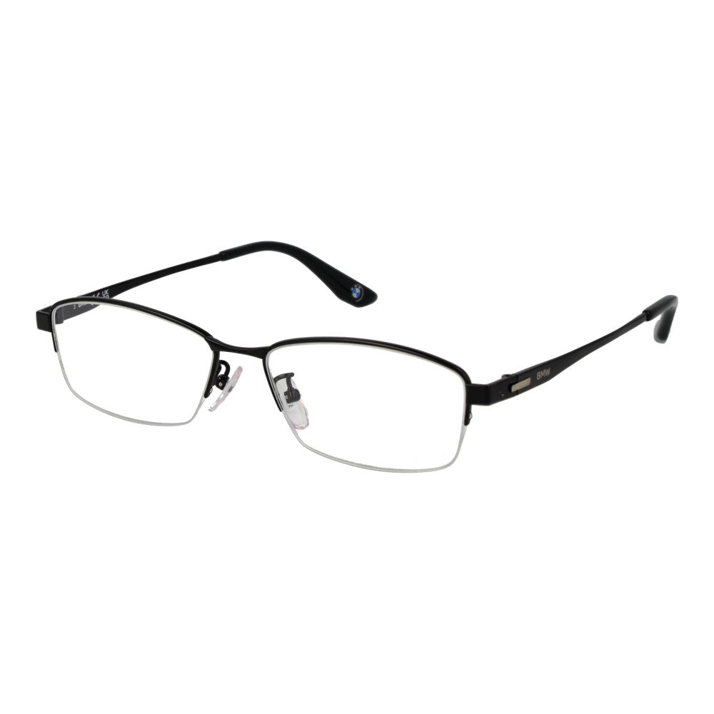 BMW Men's Optical Glasses – Black Half-Rim Frame
