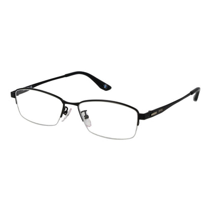 BMW Men's Optical Glasses – Black Half-Rim Frame