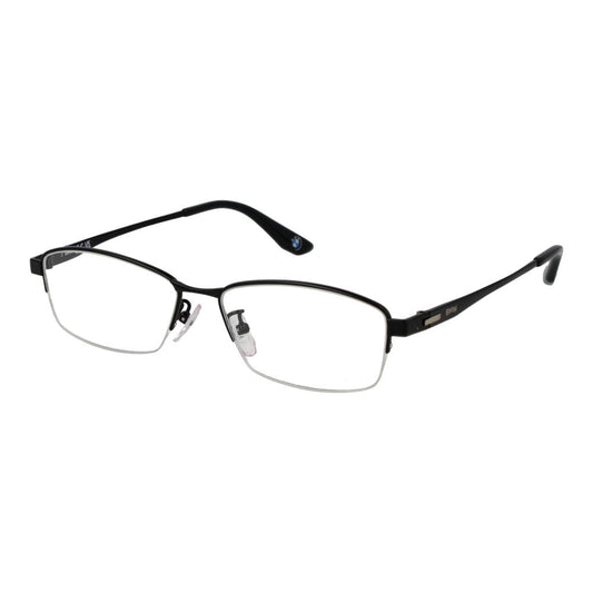BMW Men's Optical Glasses – Black Half-Rim Frame