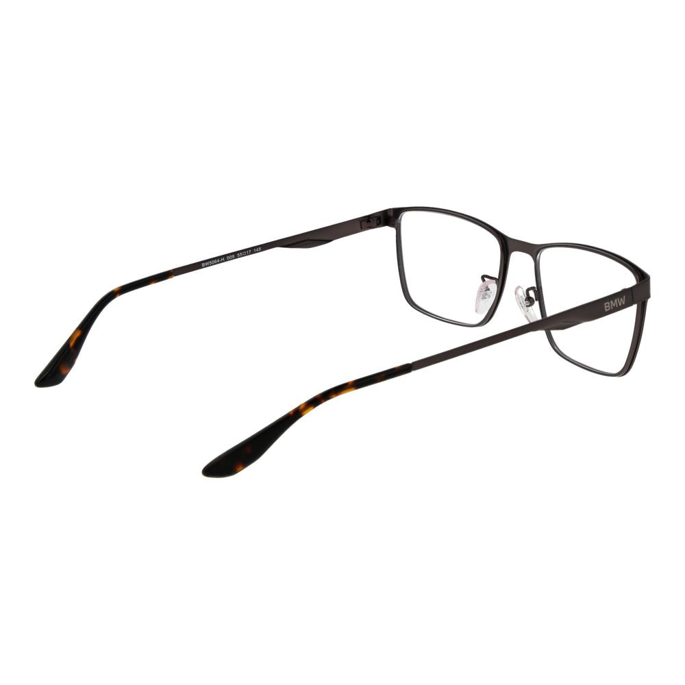 BMW Men's Optical Glasses – Gunmetal Full-Rim Frame, 55mm
