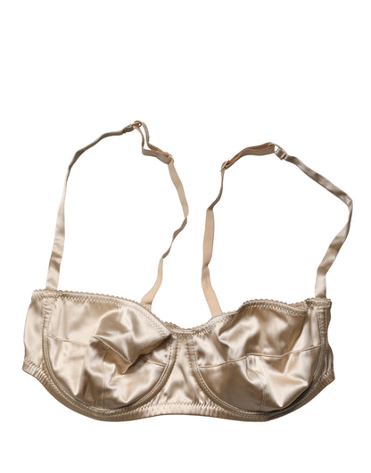 Dolce & Gabbana Beige Semi-Pad Underwire Balconette Bra