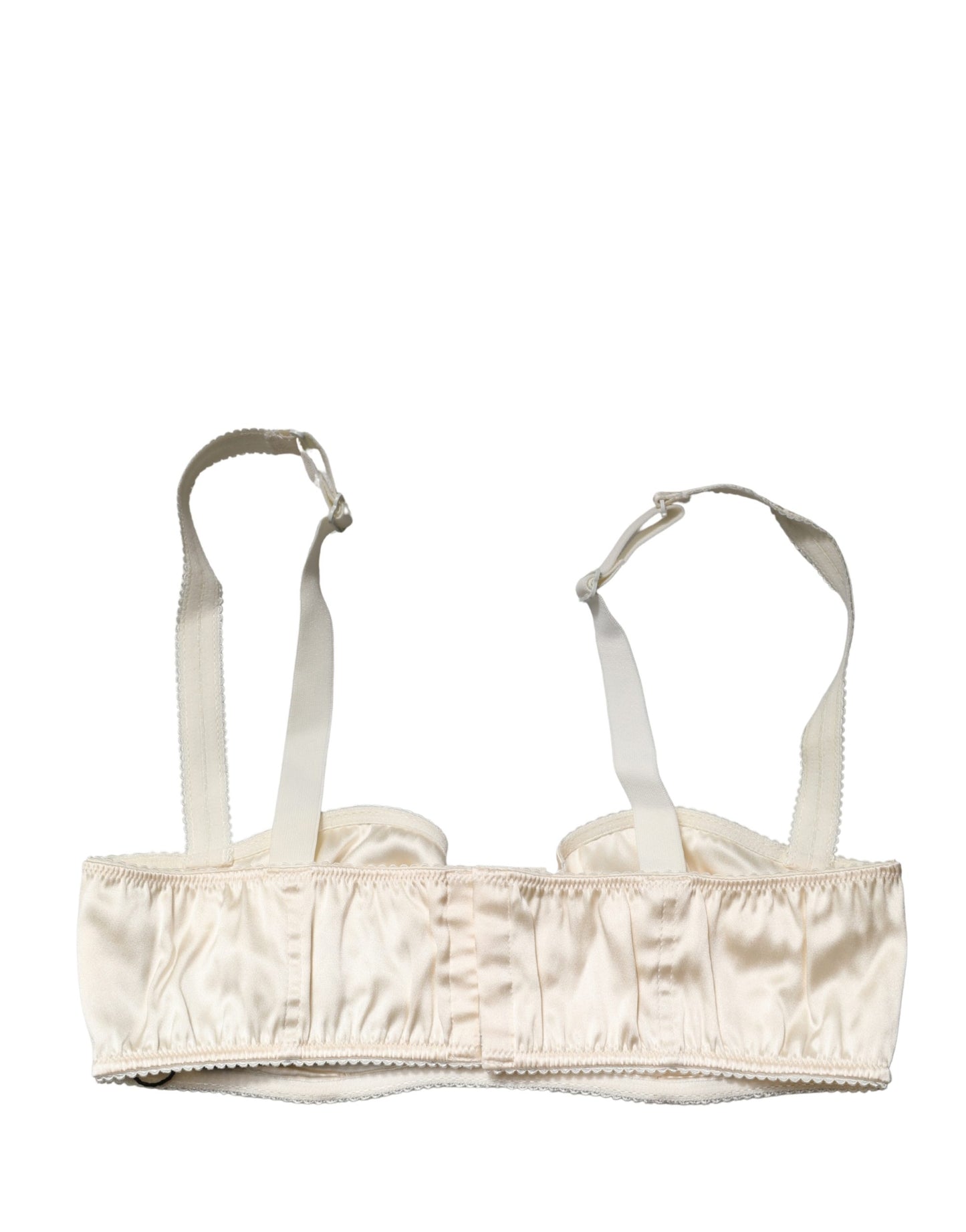 Dolce & Gabbana Off White Semi-Pad Underwire Balconette Bra