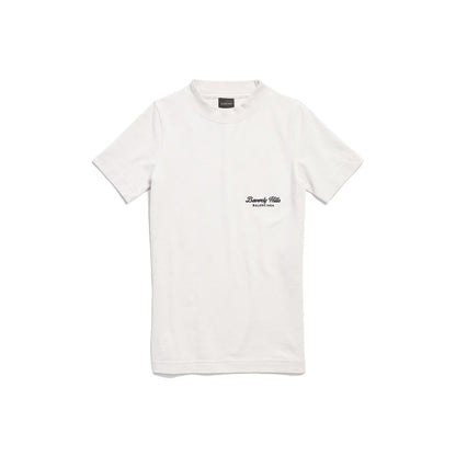 Balenciaga Women's White Cotton T-Shirt