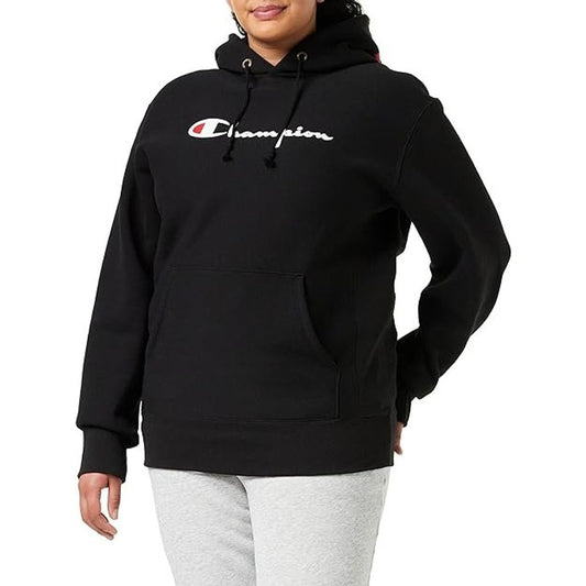 Champion Black Cotton Sweatshirt - Effortless Style and Comfort
