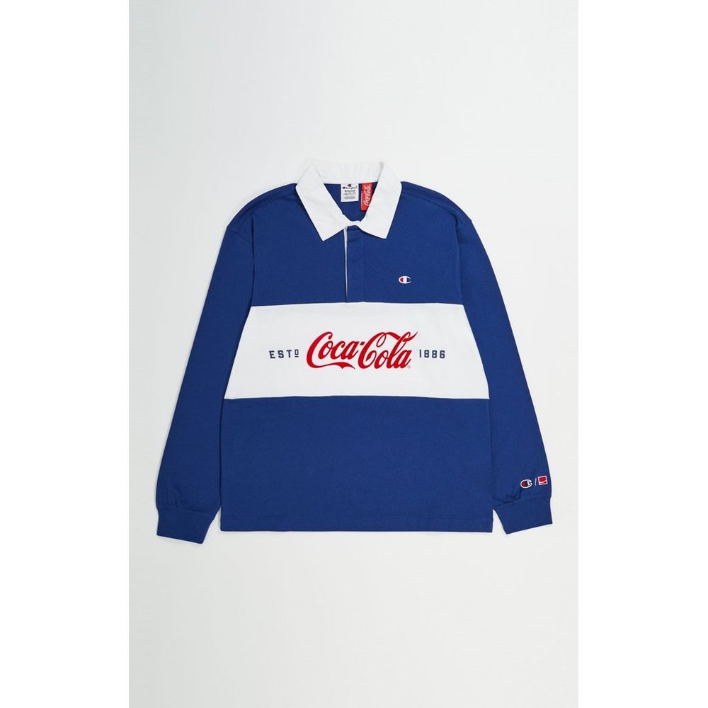 Champion Blue Cotton Polo Shirt - Effortless Style for Every Occasion