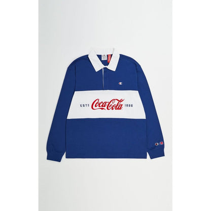 Champion Blue Cotton Polo Shirt - Effortless Style for Every Occasion