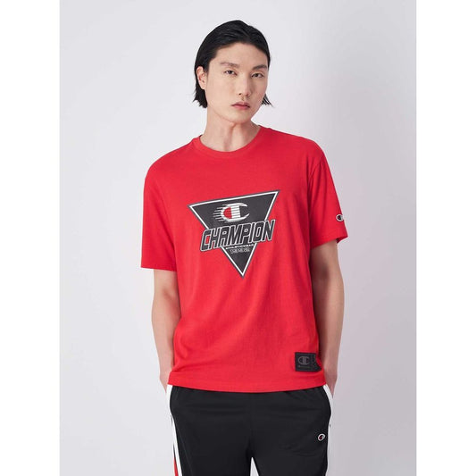 Champion Multicolor Cotton T-Shirt in Vibrant Red