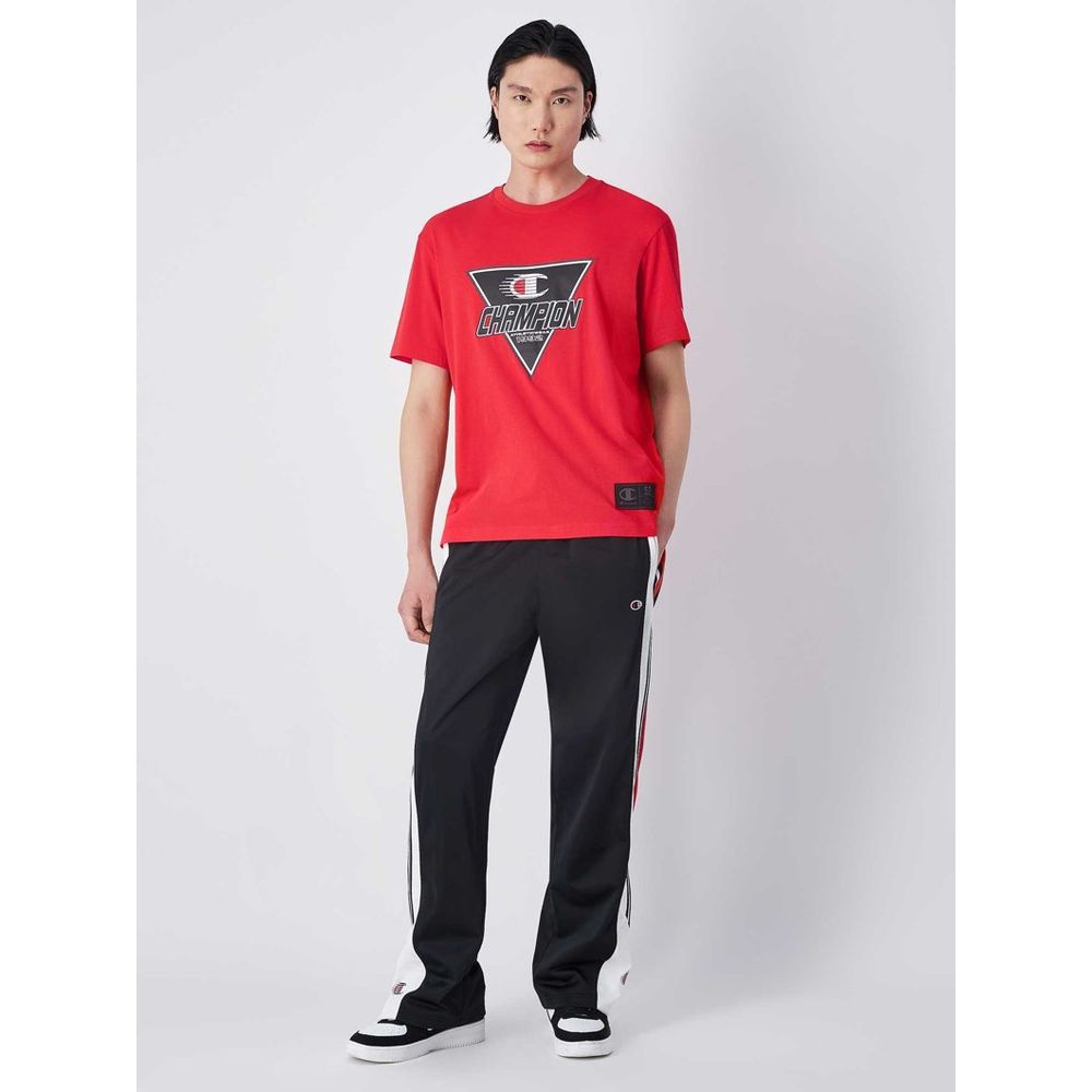 Champion Multicolor Cotton T-Shirt in Vibrant Red