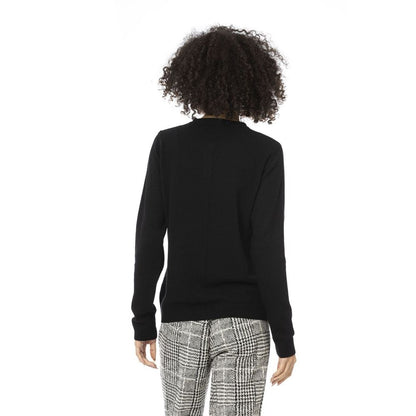 Baldinini Trend Grey Wool Cardigan