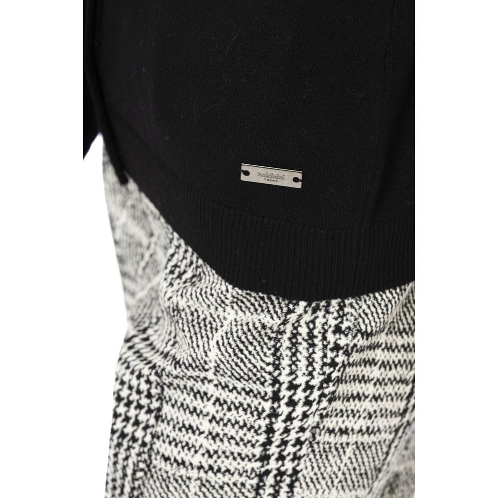 Baldinini Trend Grey Wool Cardigan