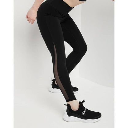 Champion Black Polyester Leggings - Sustainable Style and Comfort
