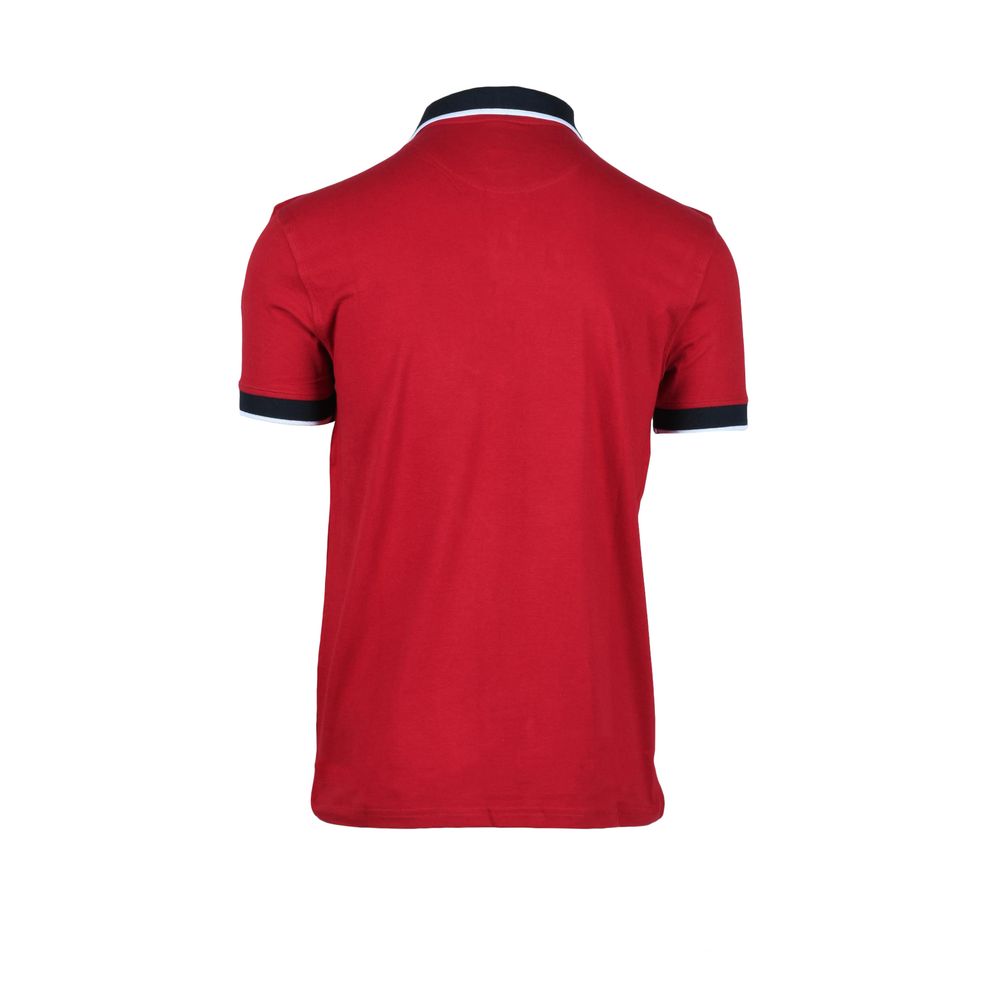 North Sails Red Cotton Polo Shirt