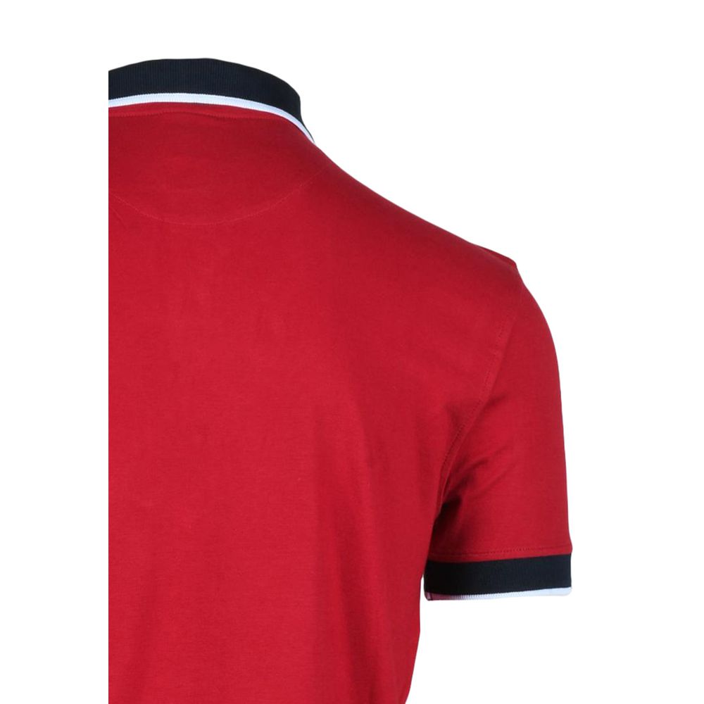 North Sails Red Cotton Polo Shirt