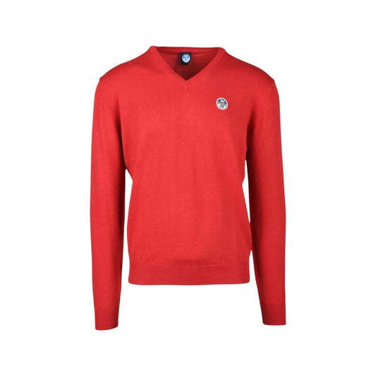 North Sails Red Cotton Sweatshirt