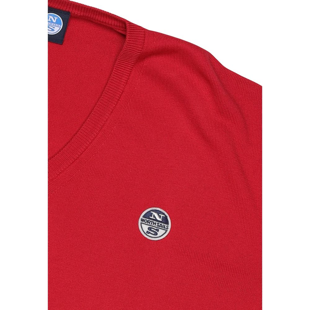 North Sails Red Cotton Sweatshirt