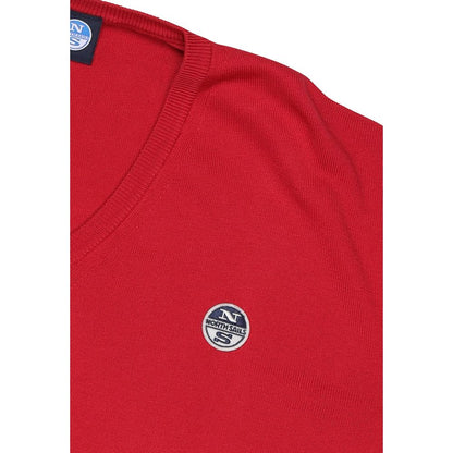 North Sails Red Cotton Sweatshirt