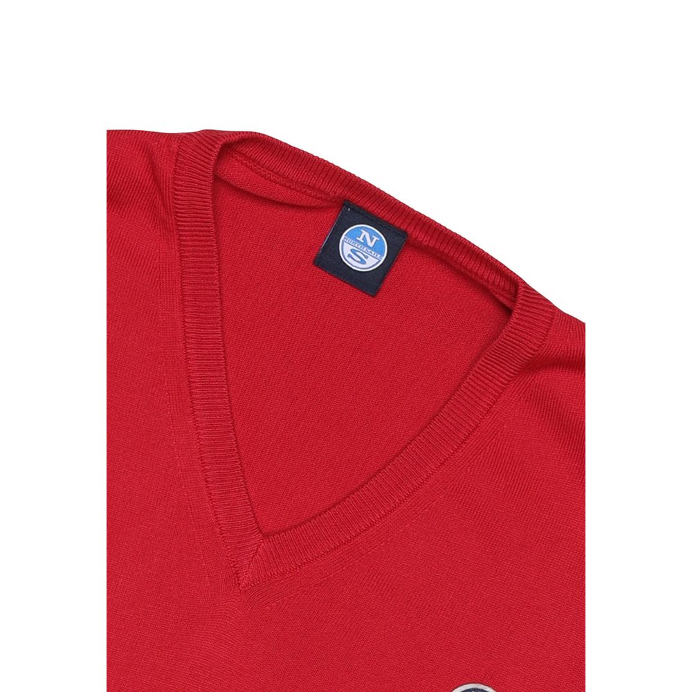 North Sails Red Cotton Sweatshirt