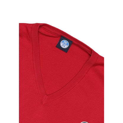 North Sails Red Cotton Sweatshirt