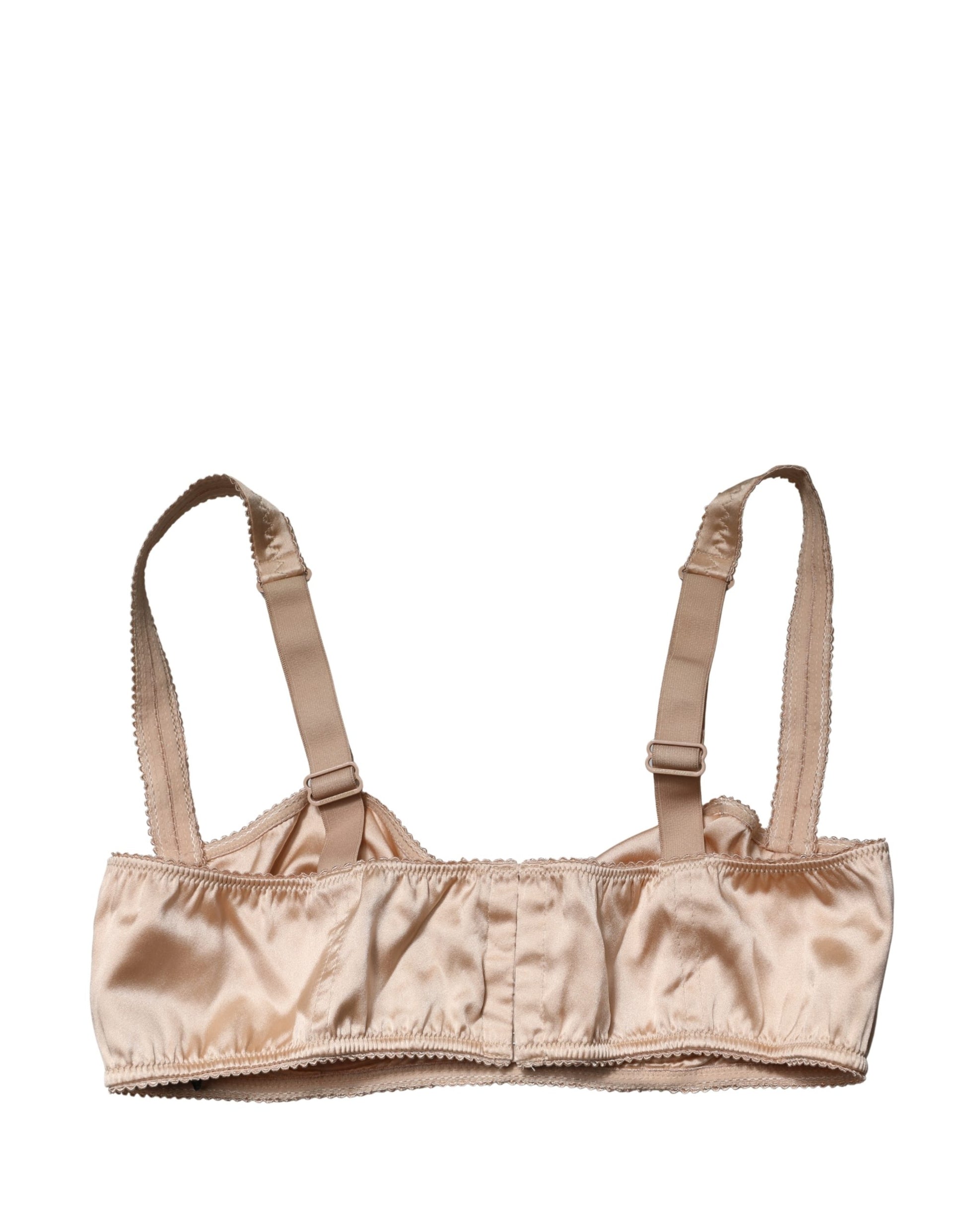 Dolce & Gabbana Beige Semi-Pad Underwire Balconette Bra