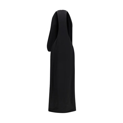 Max Mara Black Sportmax Dolmen Maxi Dress