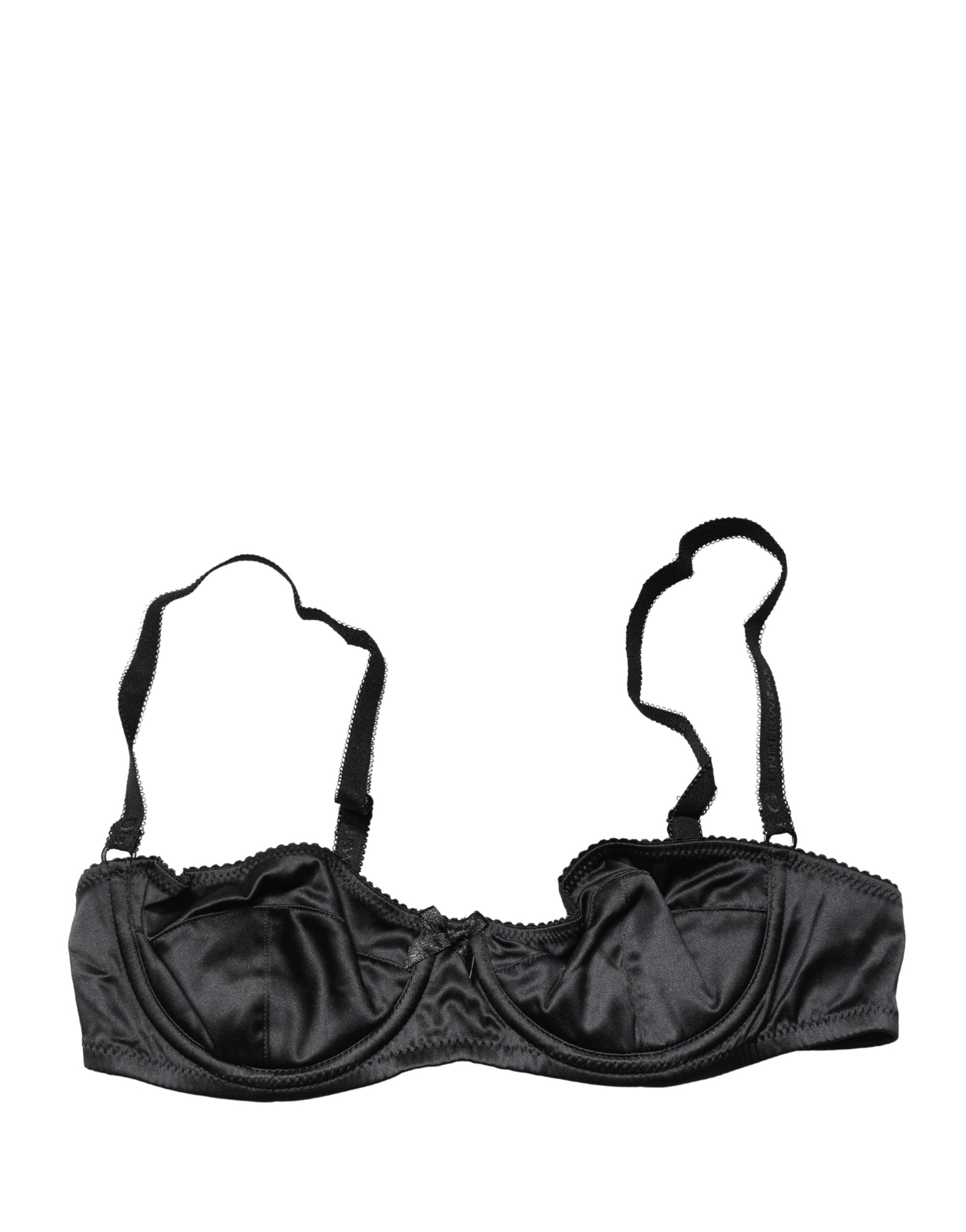 Dolce & Gabbana Black Semi-Pad Underwire Balconette Bra