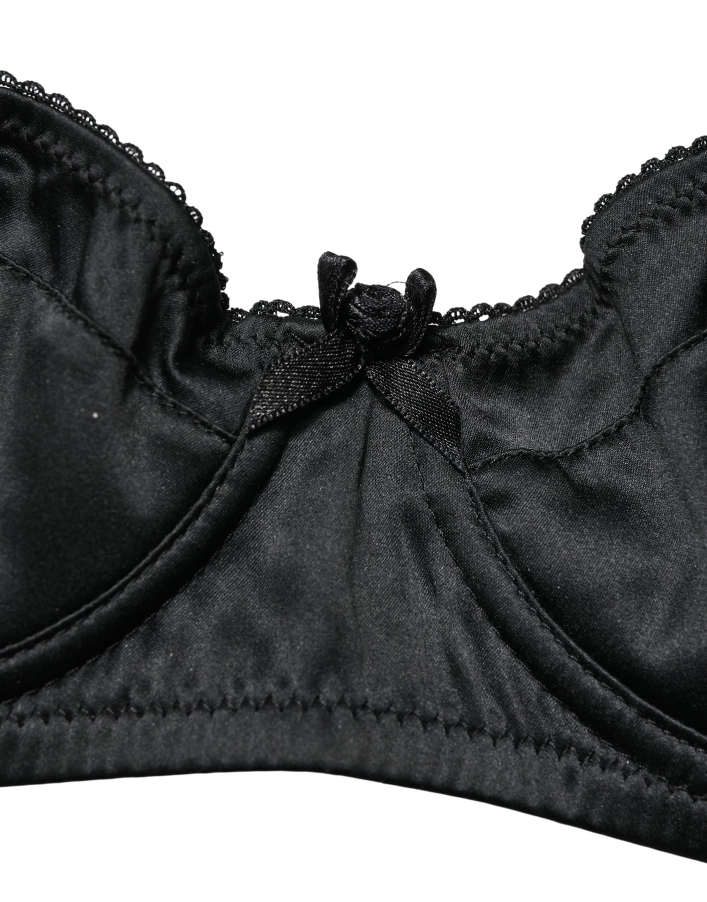 Dolce & Gabbana Black Semi-Pad Underwire Balconette Bra
