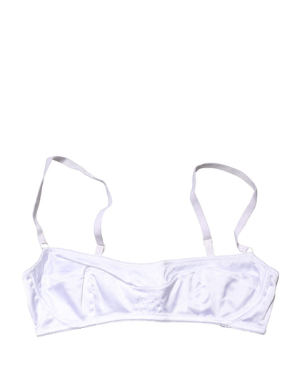 Dolce & Gabbana White Semi-Pad Underwire Balconette Bra