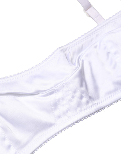 Dolce & Gabbana White Semi-Pad Underwire Balconette Bra