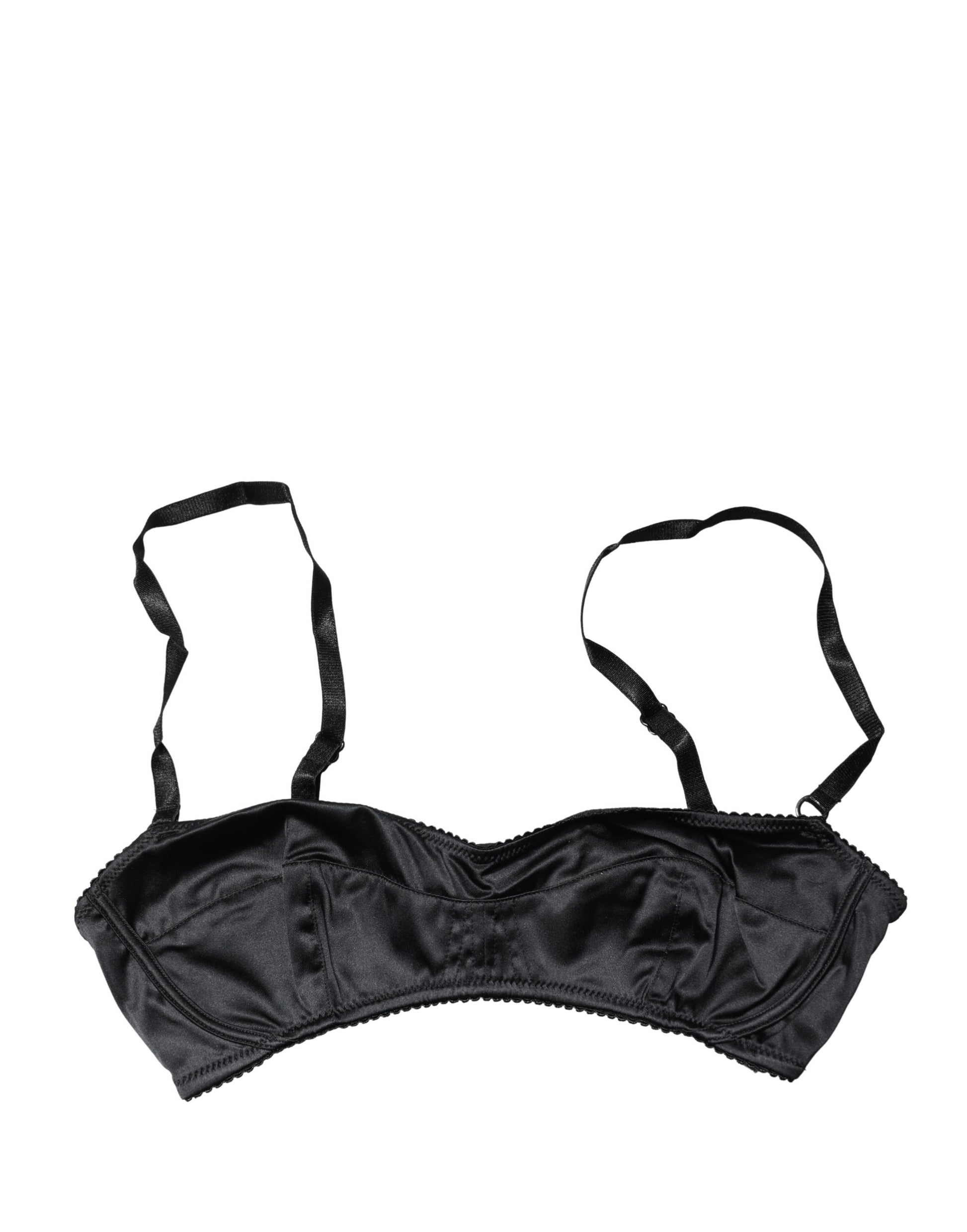 Dolce & Gabbana Black Semi-Pad Underwire Balconette Bra