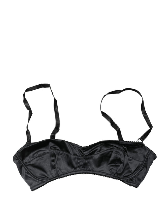Dolce & Gabbana Black Semi-Pad Underwire Balconette Bra