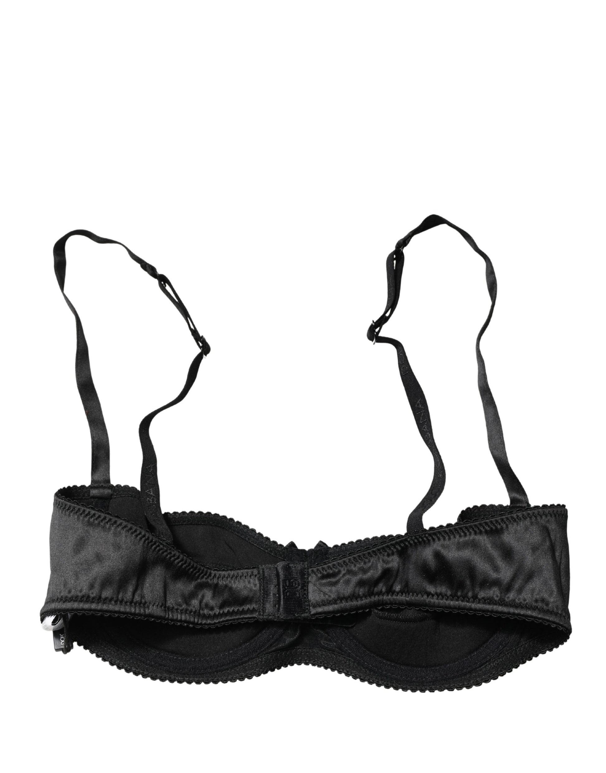 Dolce & Gabbana Black Semi-Pad Underwire Balconette Bra