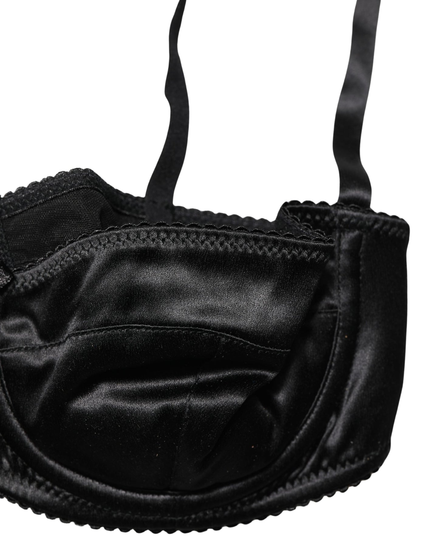 Dolce & Gabbana Black Semi-Pad Underwire Balconette Bra