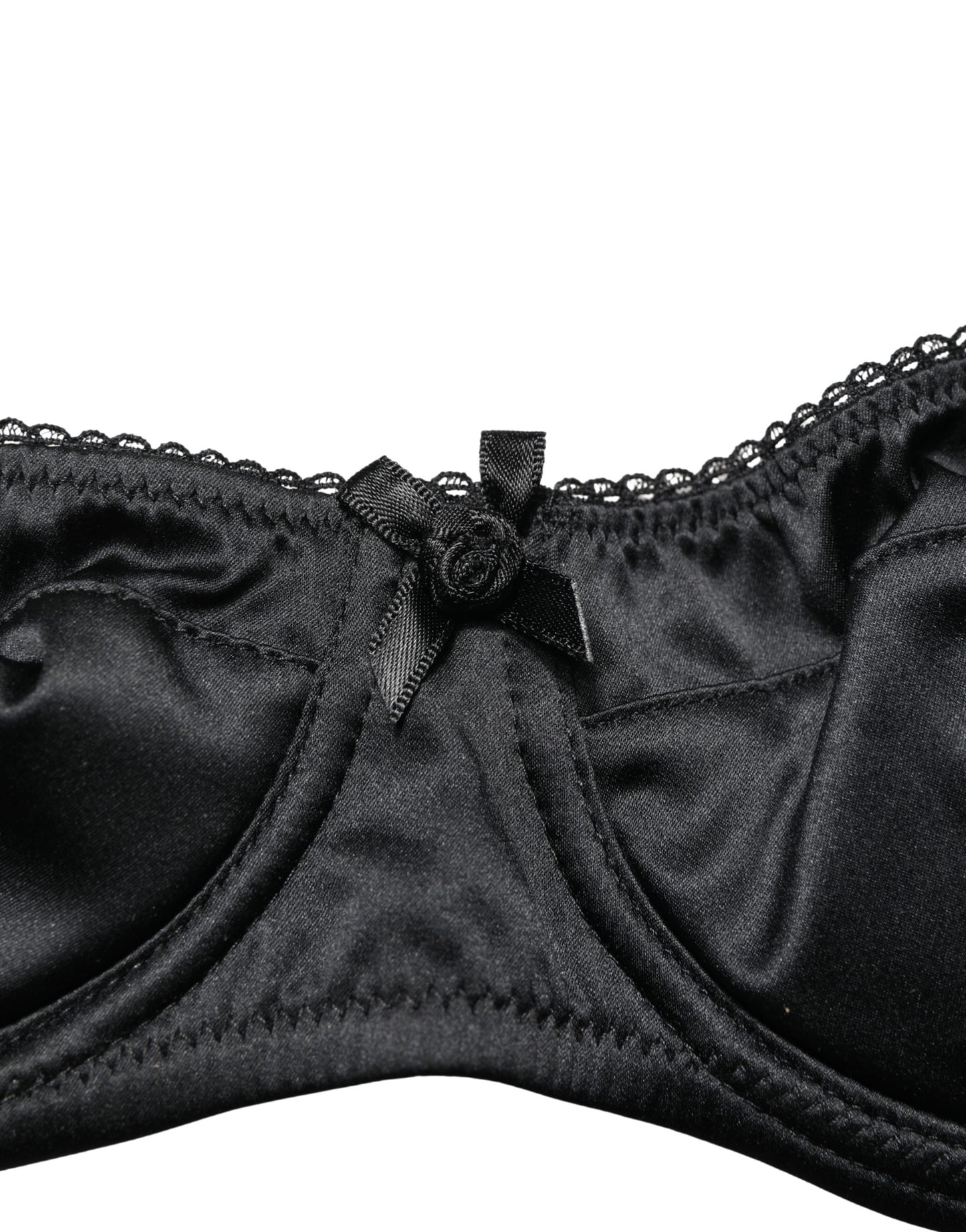 Dolce & Gabbana Black Semi-Pad Underwire Balconette Bra