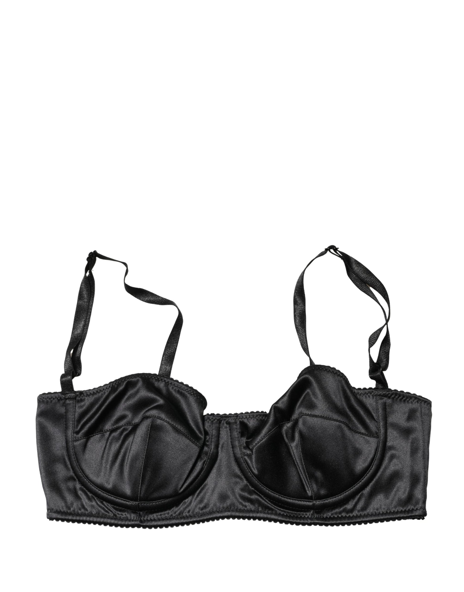 Dolce & Gabbana Black Semi-Pad Underwire Balconette Bra