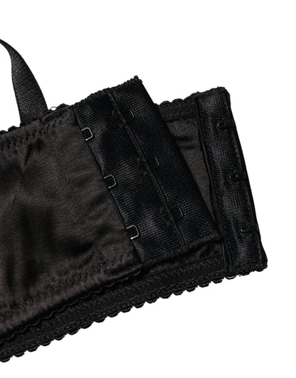 Dolce & Gabbana Black Semi-Pad Underwire Balconette Bra