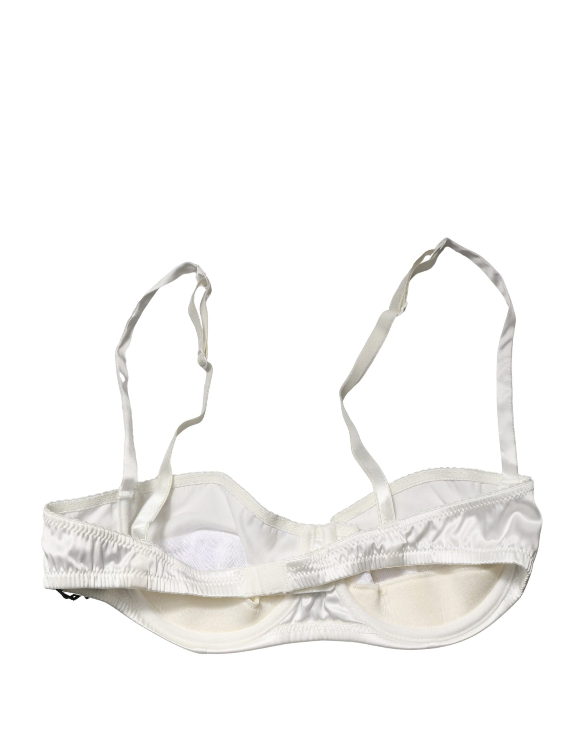 Dolce & Gabbana White Semi-Pad Underwire Balconette Bra