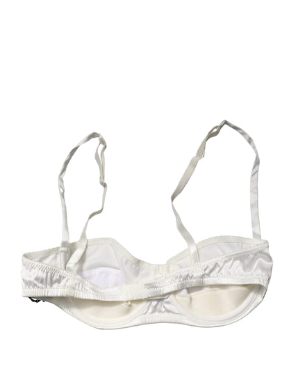 Dolce & Gabbana White Semi-Pad Underwire Balconette Bra