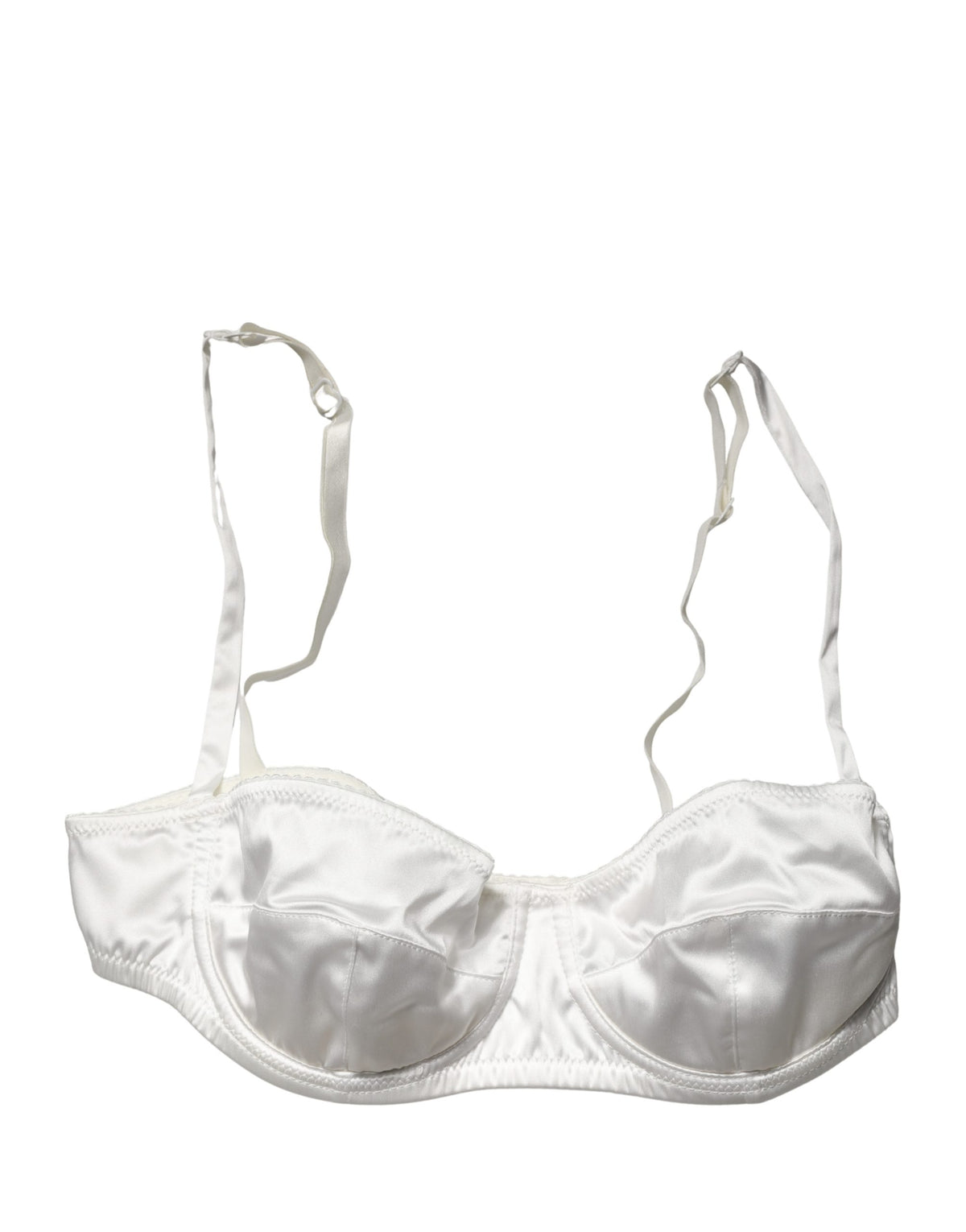 Dolce & Gabbana White Semi-Pad Underwire Balconette Bra