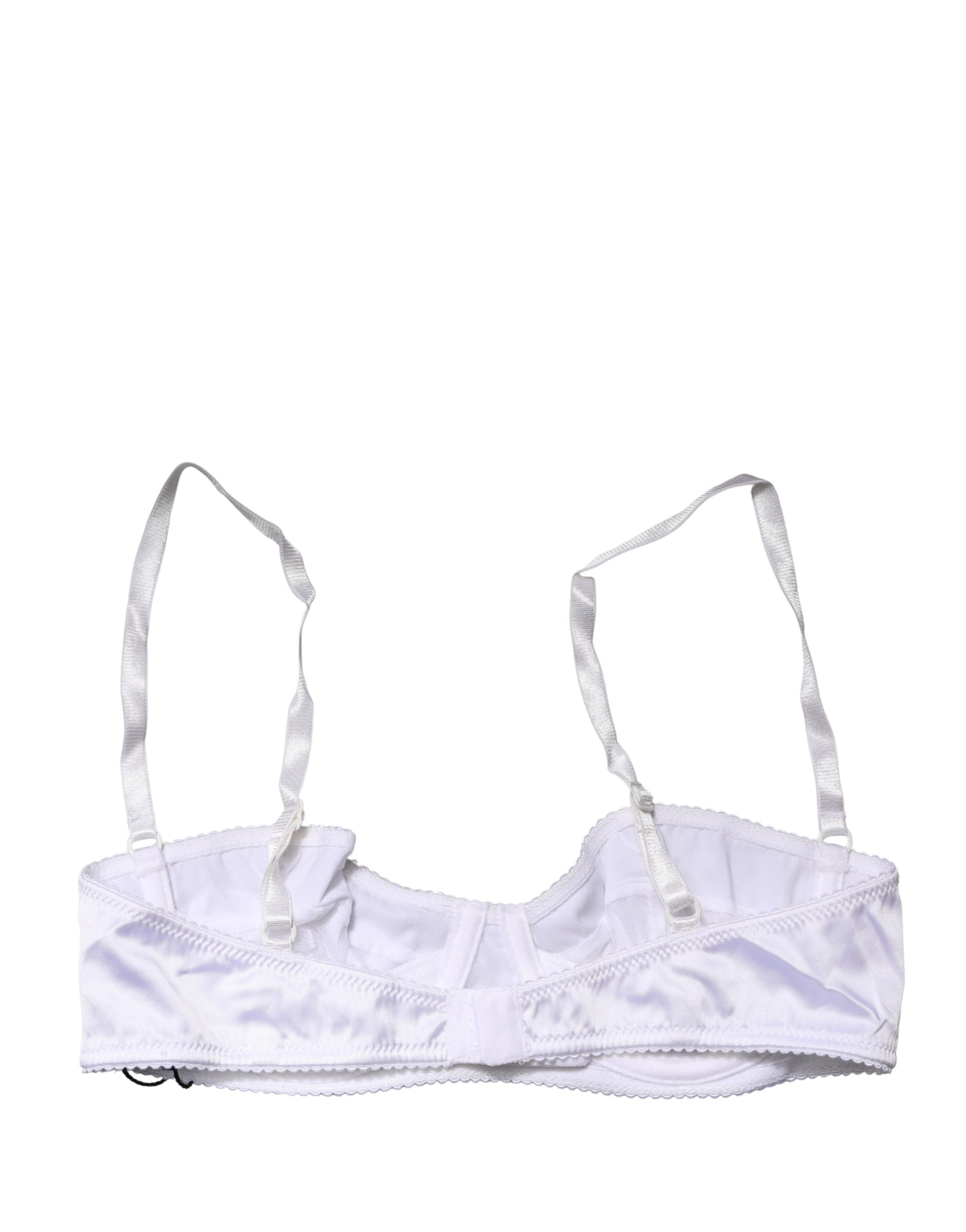 Dolce & Gabbana White Semi-Pad Underwire Balconette Bra